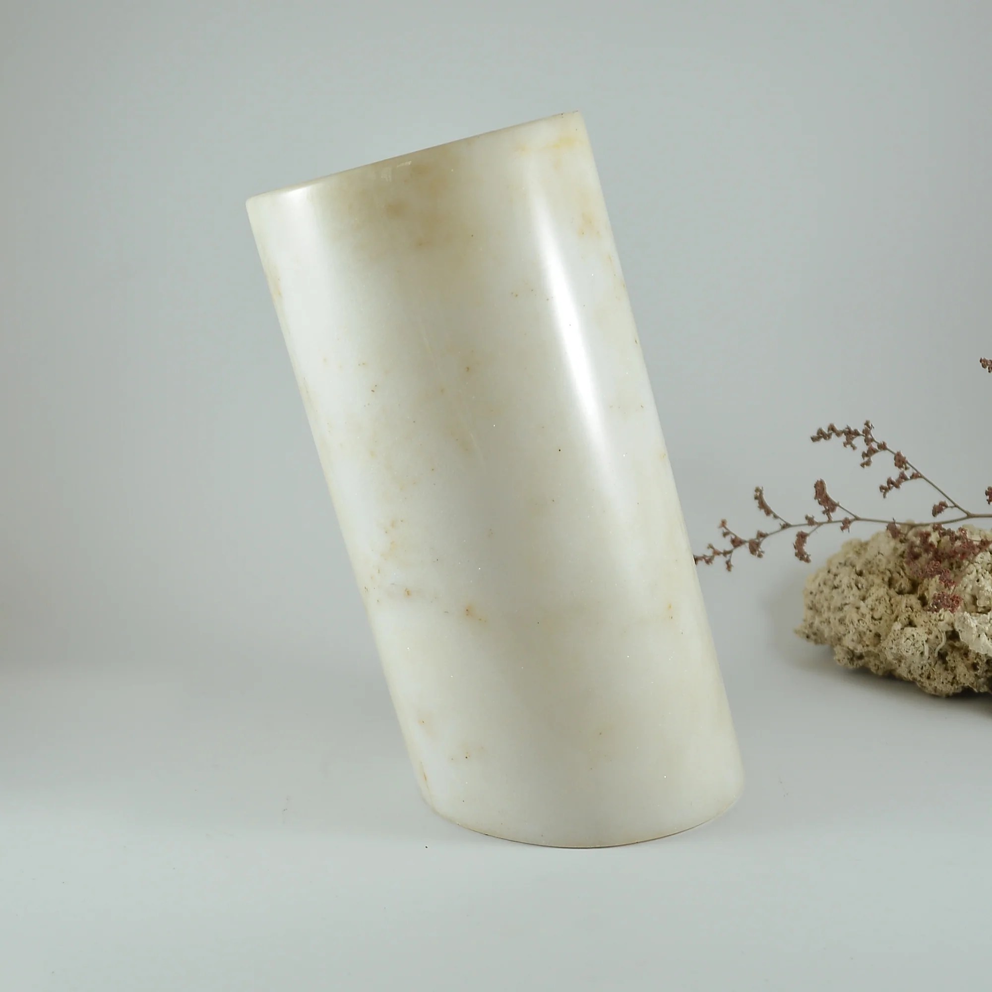 White Marble Wine Chiller Marcus Objects