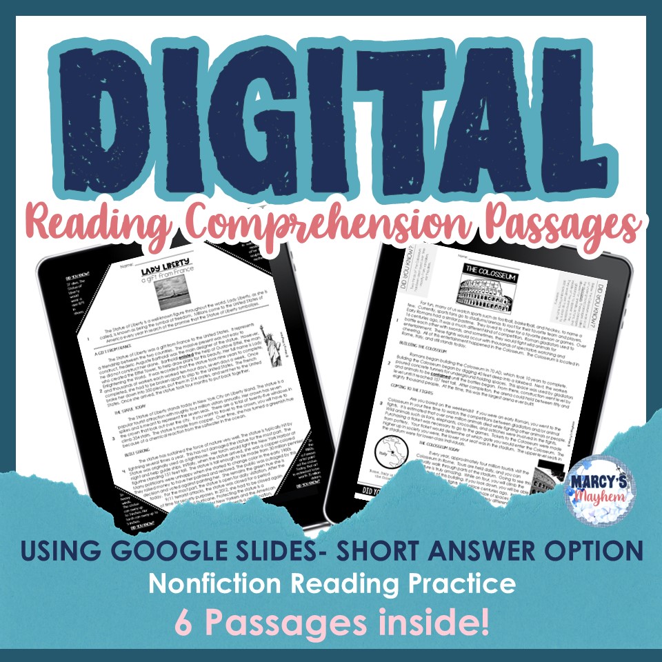 Nonfiction Reading Test Reading Answer Key - Marcys Mayhem