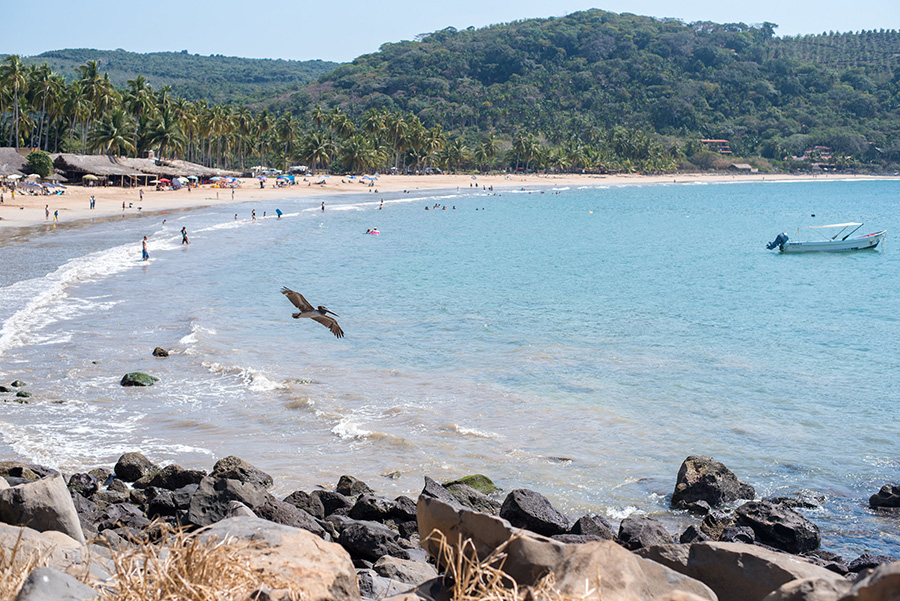 Chacala es de las playas más hermosas y tranquilas de la Riviera Nayarit.