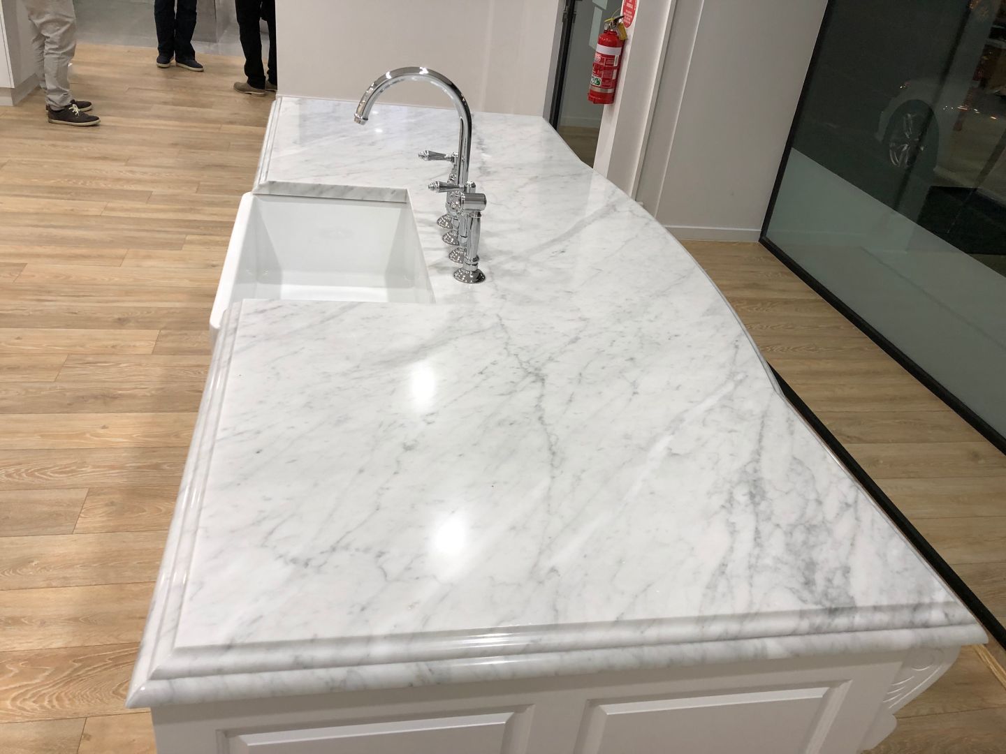 Carrara Marble Kitchen Display Marella Granite & Marble