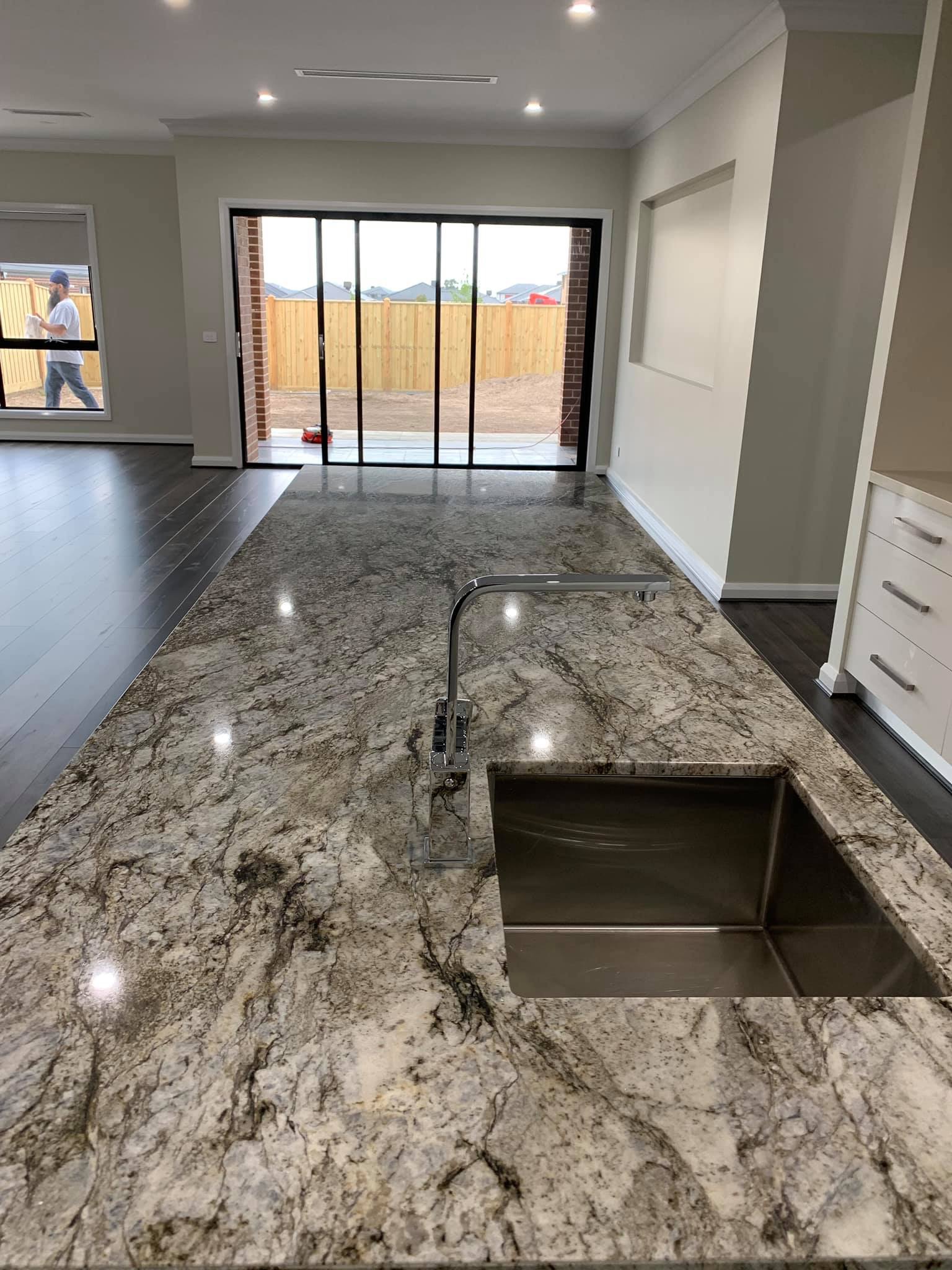 Blue Dunes Granite Benchtop Install
