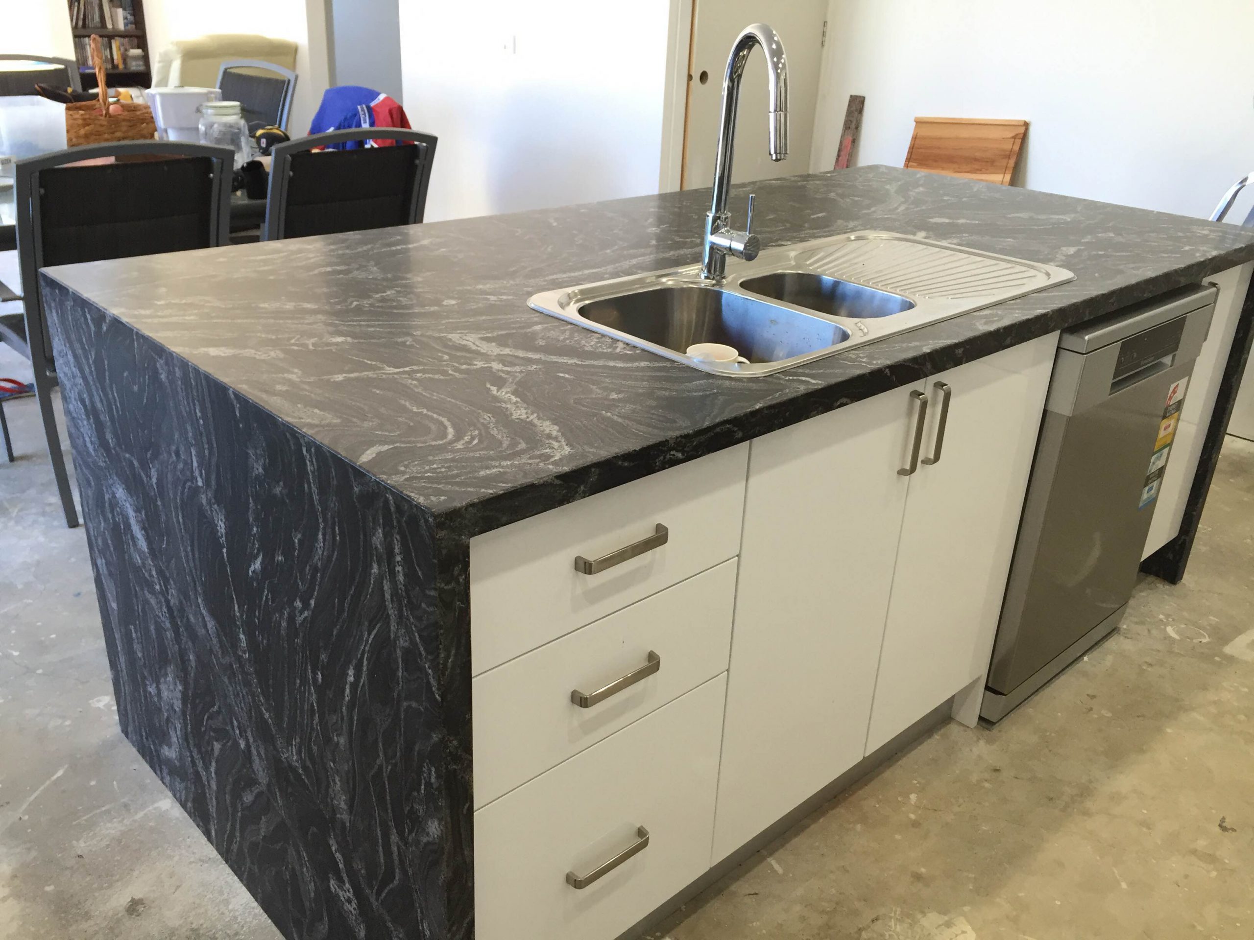 Jet Mist Granite Kitchen Benchtop Marella Granite & Marble