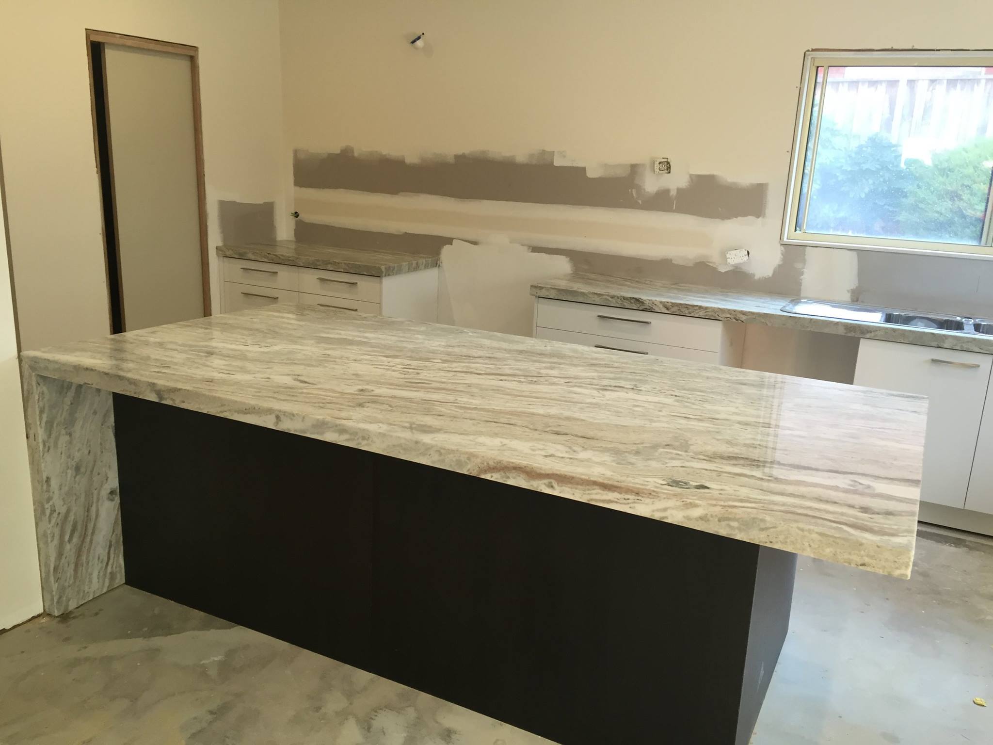 Medusa Quartzite Kitchen Install Marella Granite & Marble