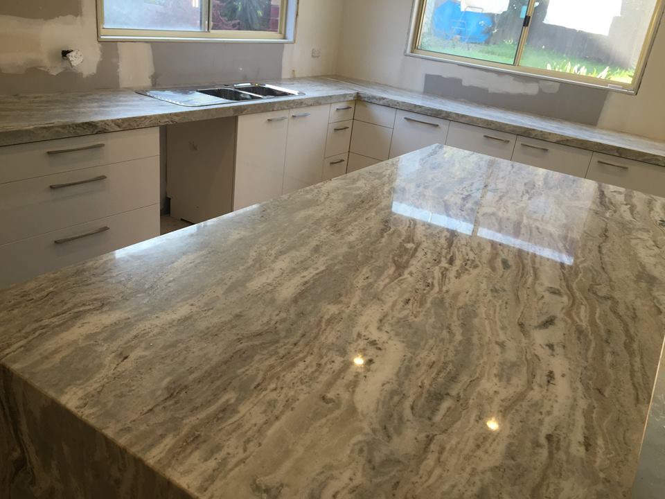 Medusa Quartzite Kitchen Install Marella Granite & Marble
