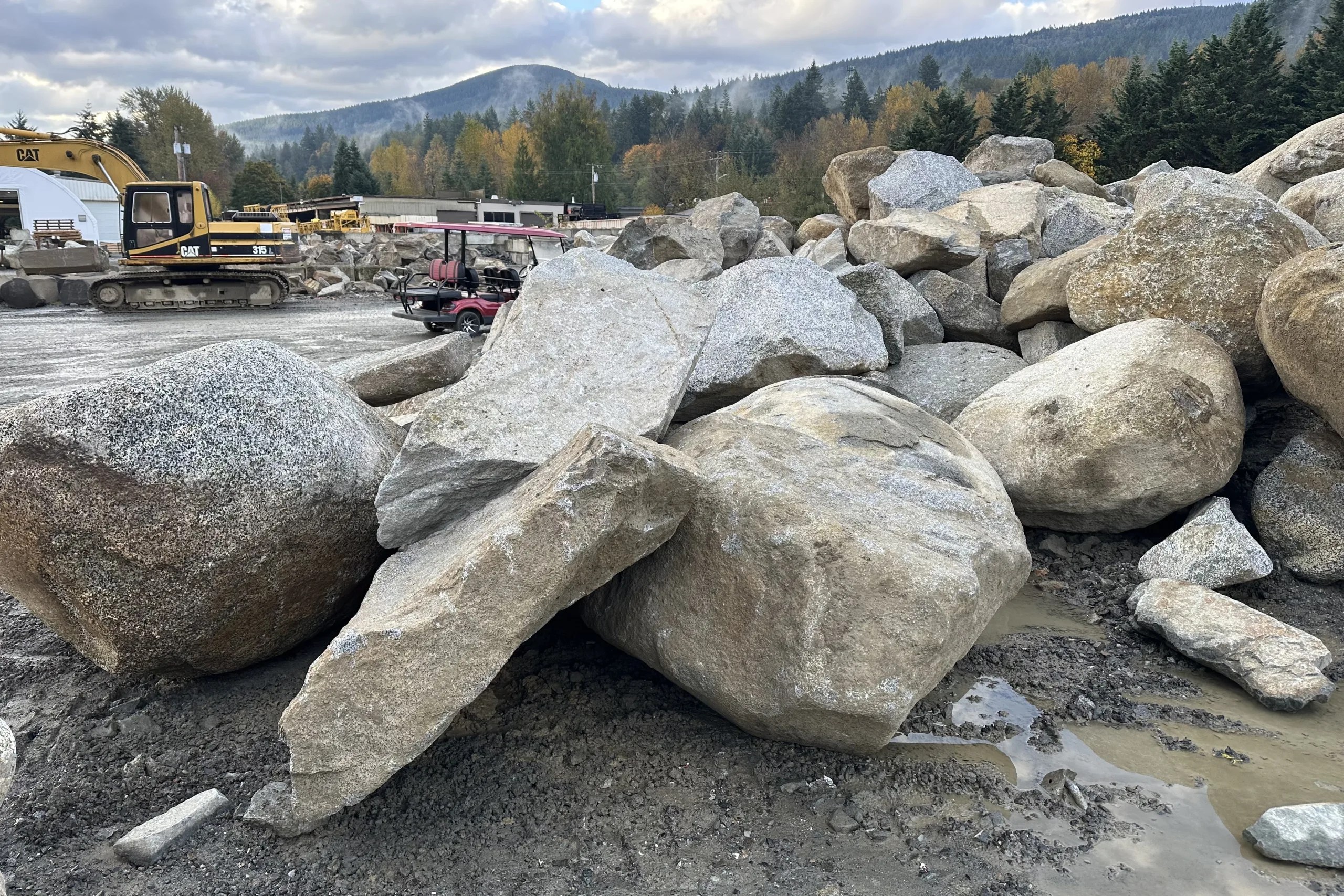 Weathered Granite Boulders Marenakos Rock Center