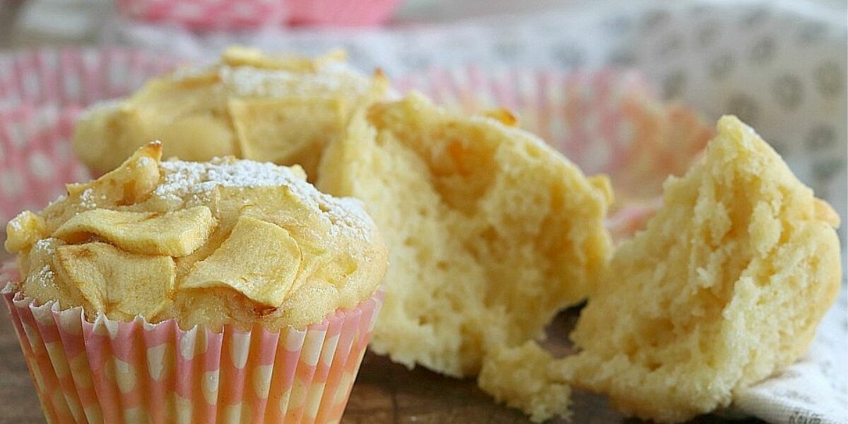 Apfelmuffins schnelles und einfaches Rezept ohne Butter