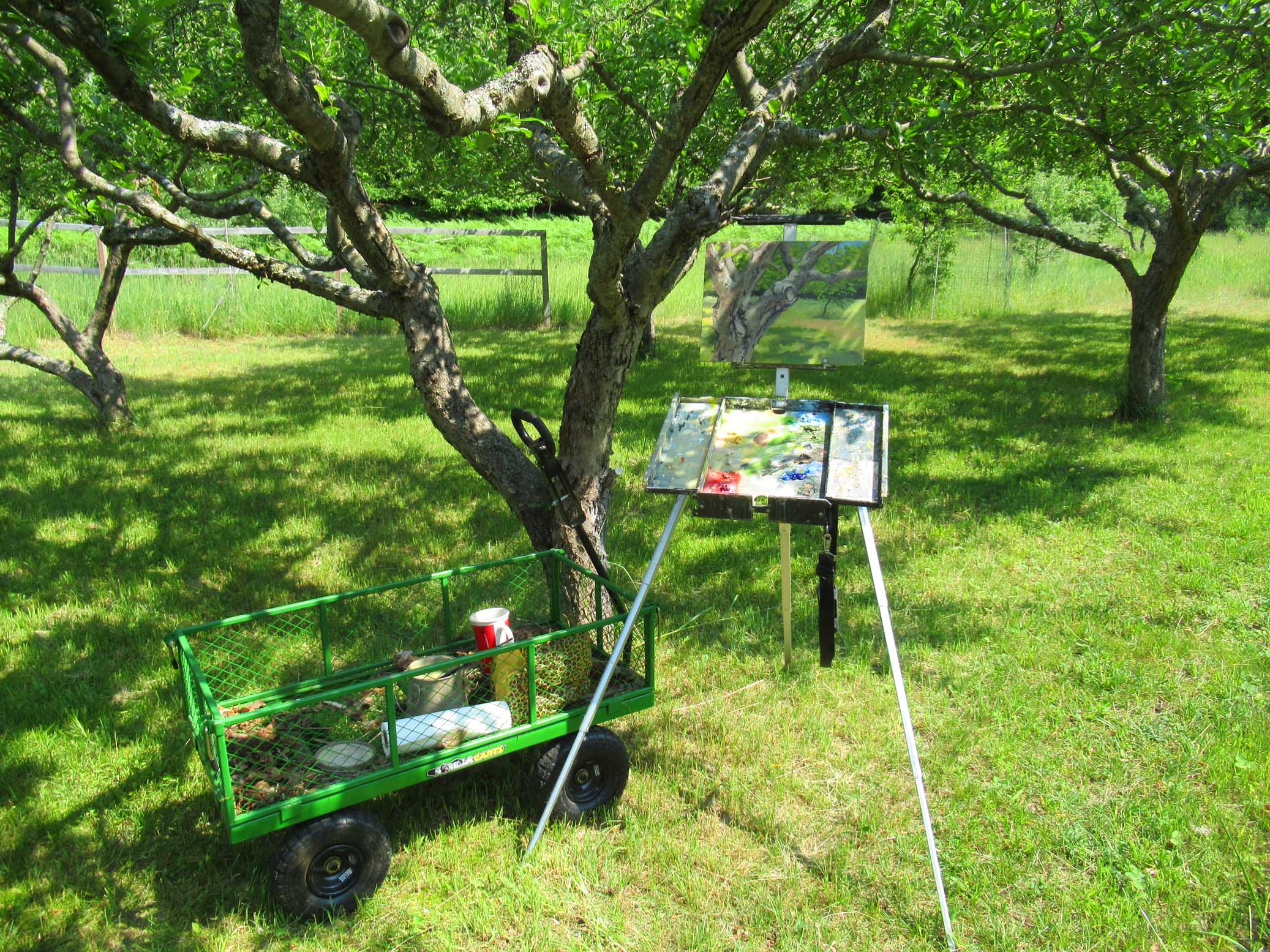Apple Orchard June Margie Guyot Art