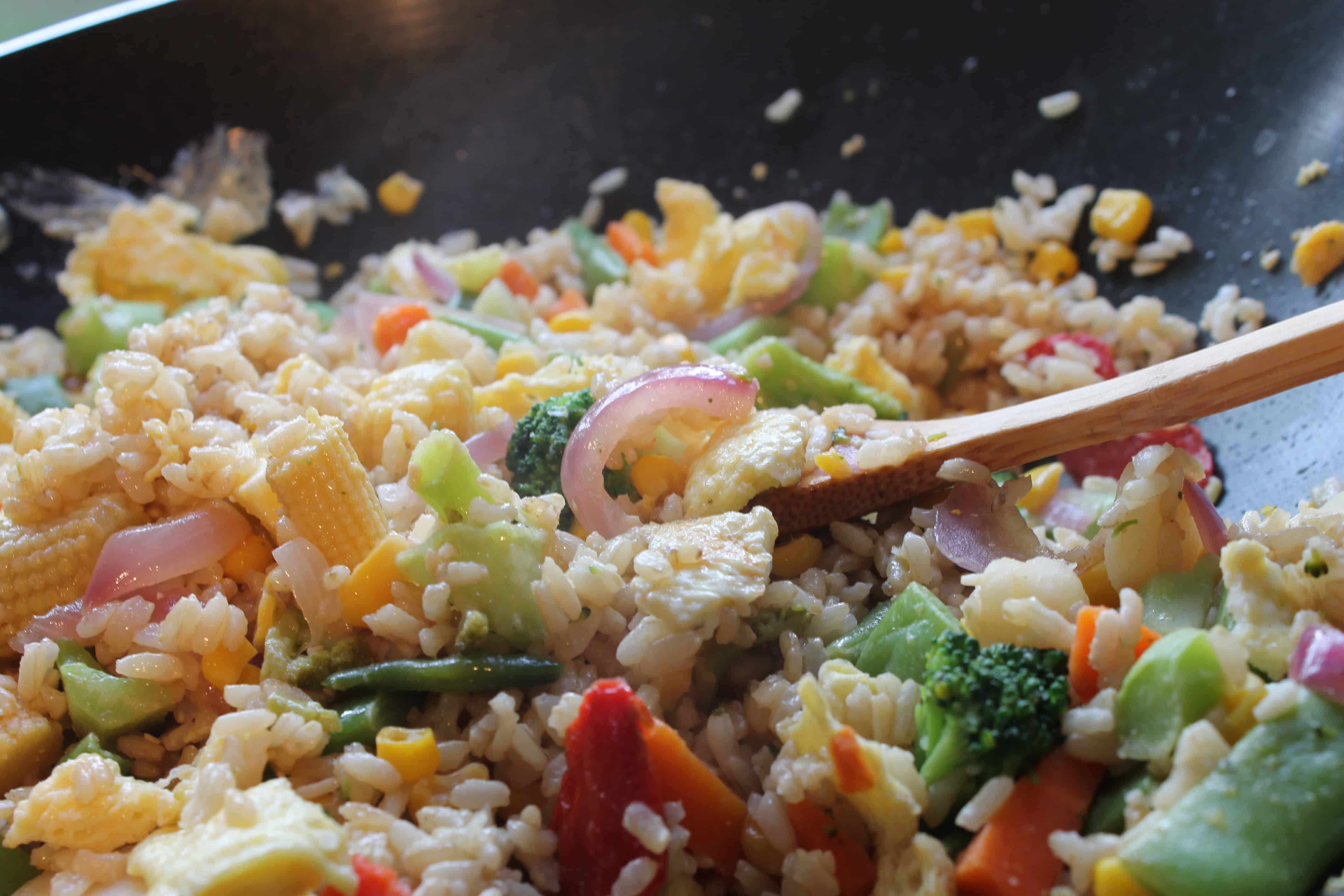 The Best Quick and Easy Veggie Fried Rice Margin Making Mom
