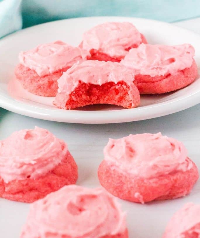 Strawberry Jello Sugar Cookies An Easy and Lovely Treat! Margin