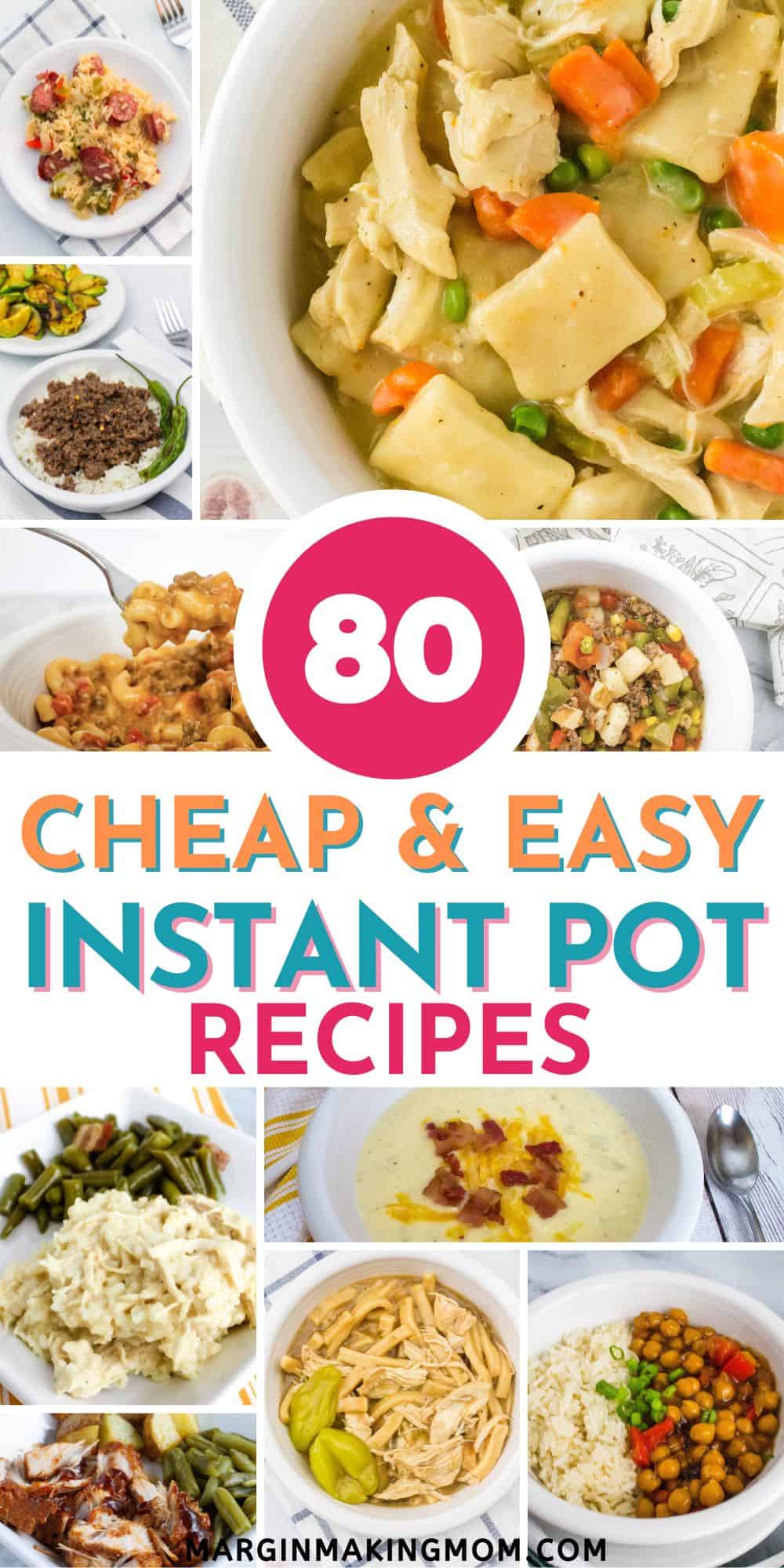 80+ of the Best Easy and Cheap Instant Pot Recipes for Dinner Margin