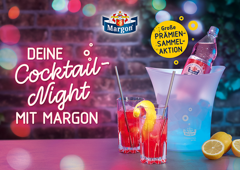 Margon Trendige Promotion „Deine Cocktailnight mit Margon“