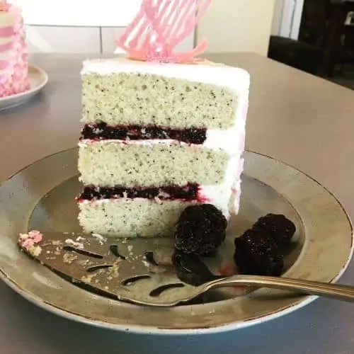 Lemon Poppy Seed Cake with Blackberry Filling Margot Dreams of Baking