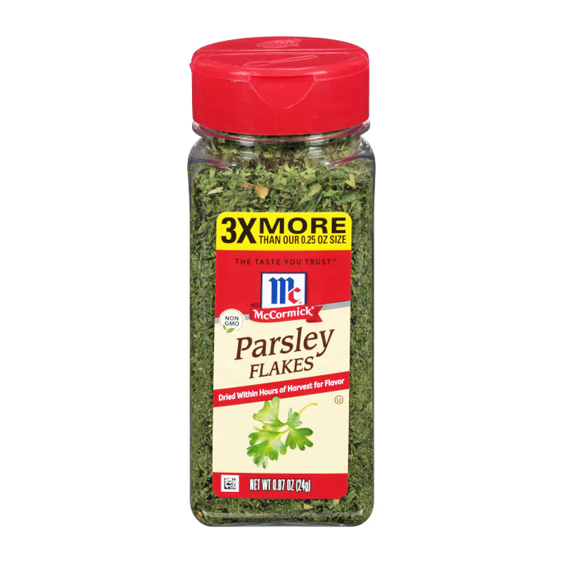 Mccormick Parsley Flakes 24g.แม็คคอร์มิค พาร์สลีย์ เฟลค 24 กรัม