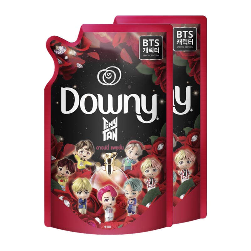 Downy Concentrate Softener BTS Passion Red 500 ml x 2 Bags.ดาวน์นี่