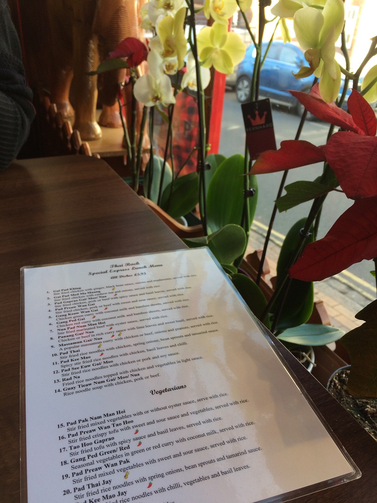 Thai Rack at St Albans Maria Bristoll