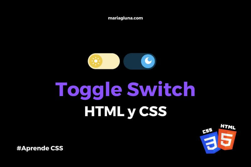 Cómo Crear un Toggle Switch en HTML y CSS
