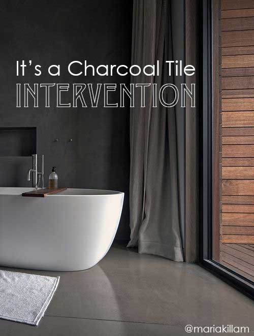 Charcoal Tile Bathroom Floor Clsa Flooring Guide