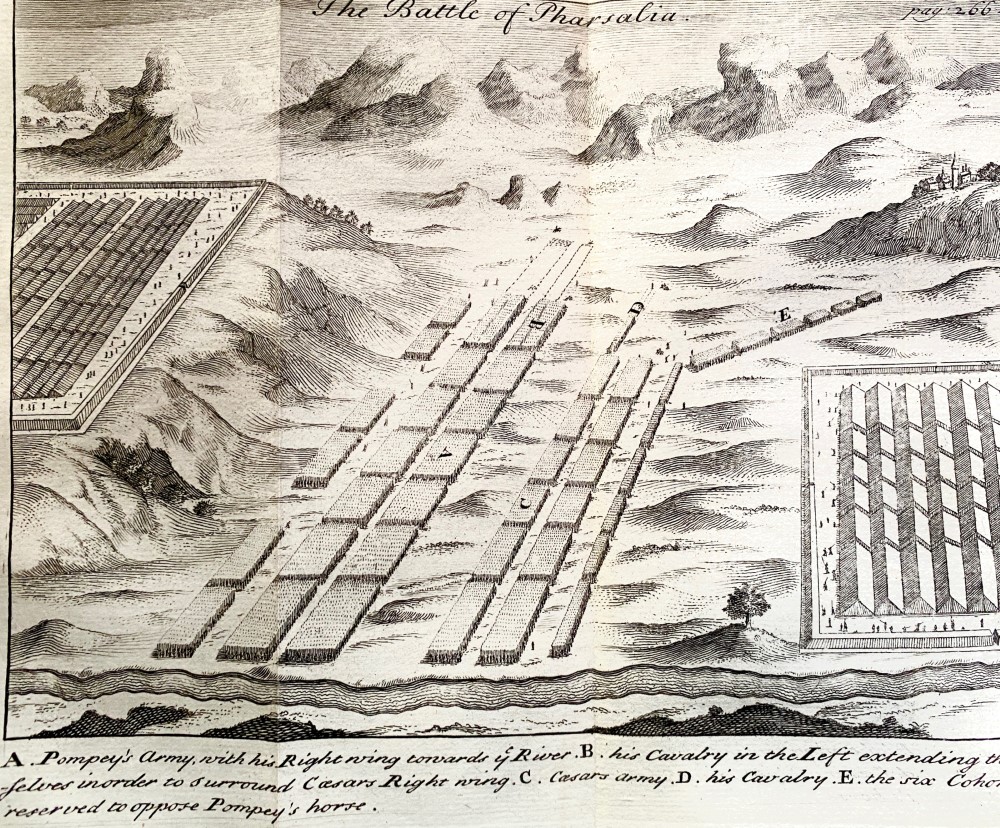 Caesar and Pompey's battle at Pharsalus mariamilani Ancient Rome