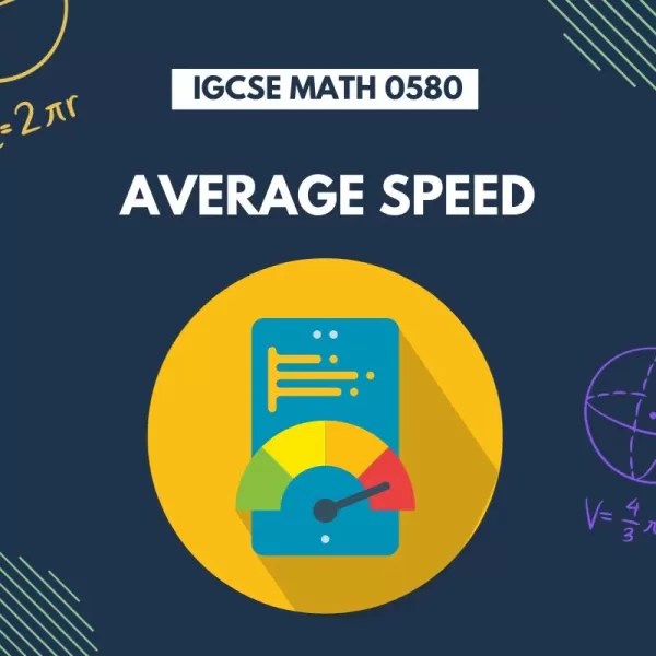 Average Speed Mariam With Math
