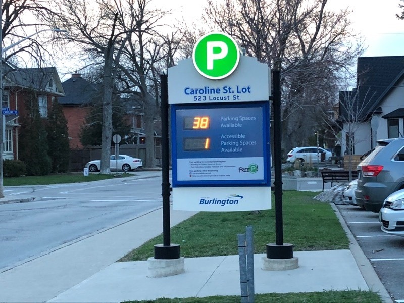 We are making parking easier downtown digital signs, mobile app