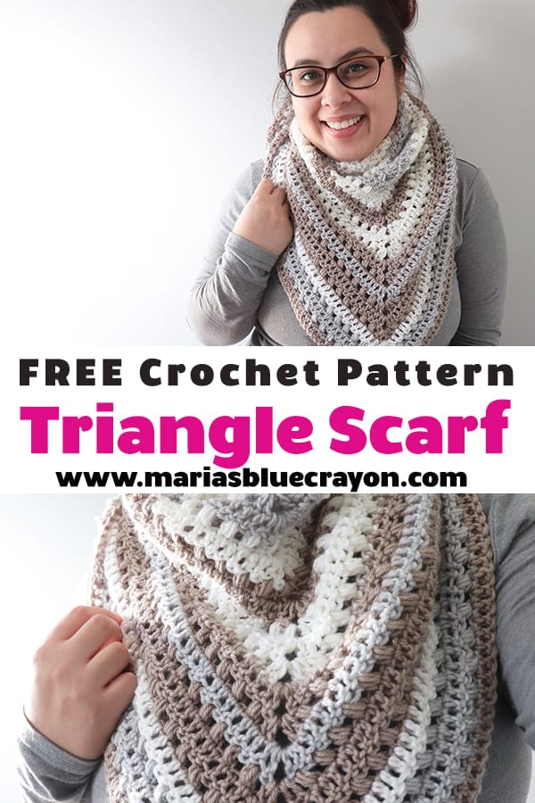 Sale > easy crochet triangle scarf > in stock