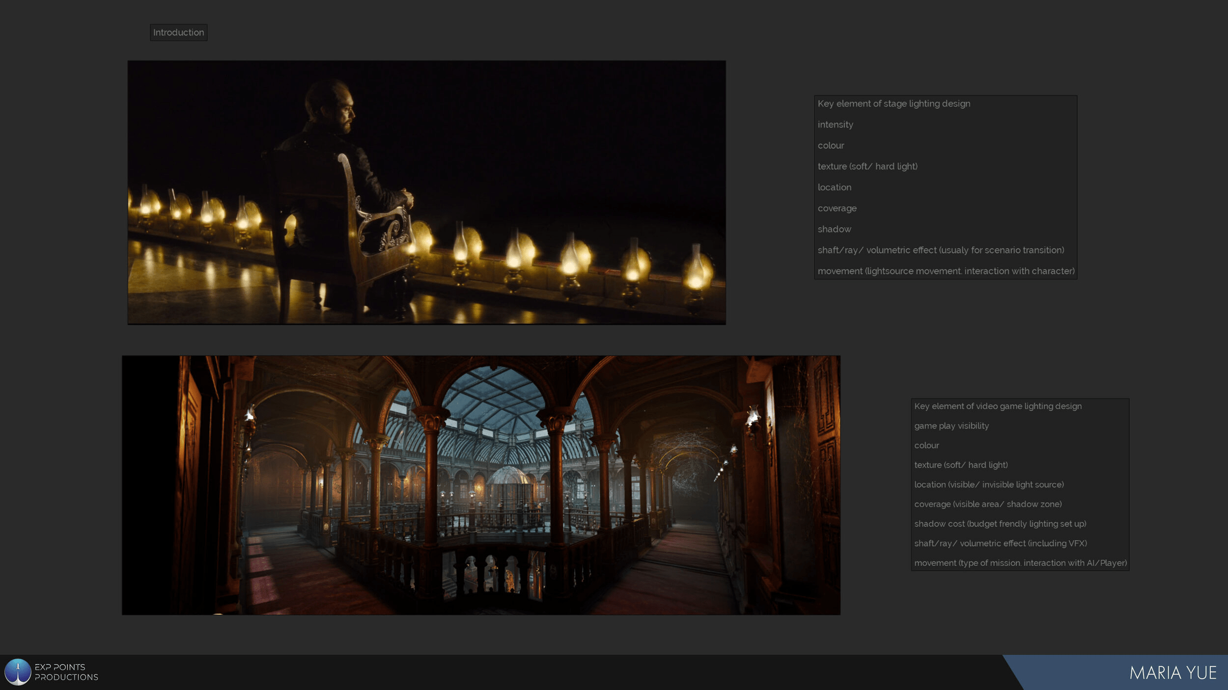 Lighting theory for games Maria Lighting
