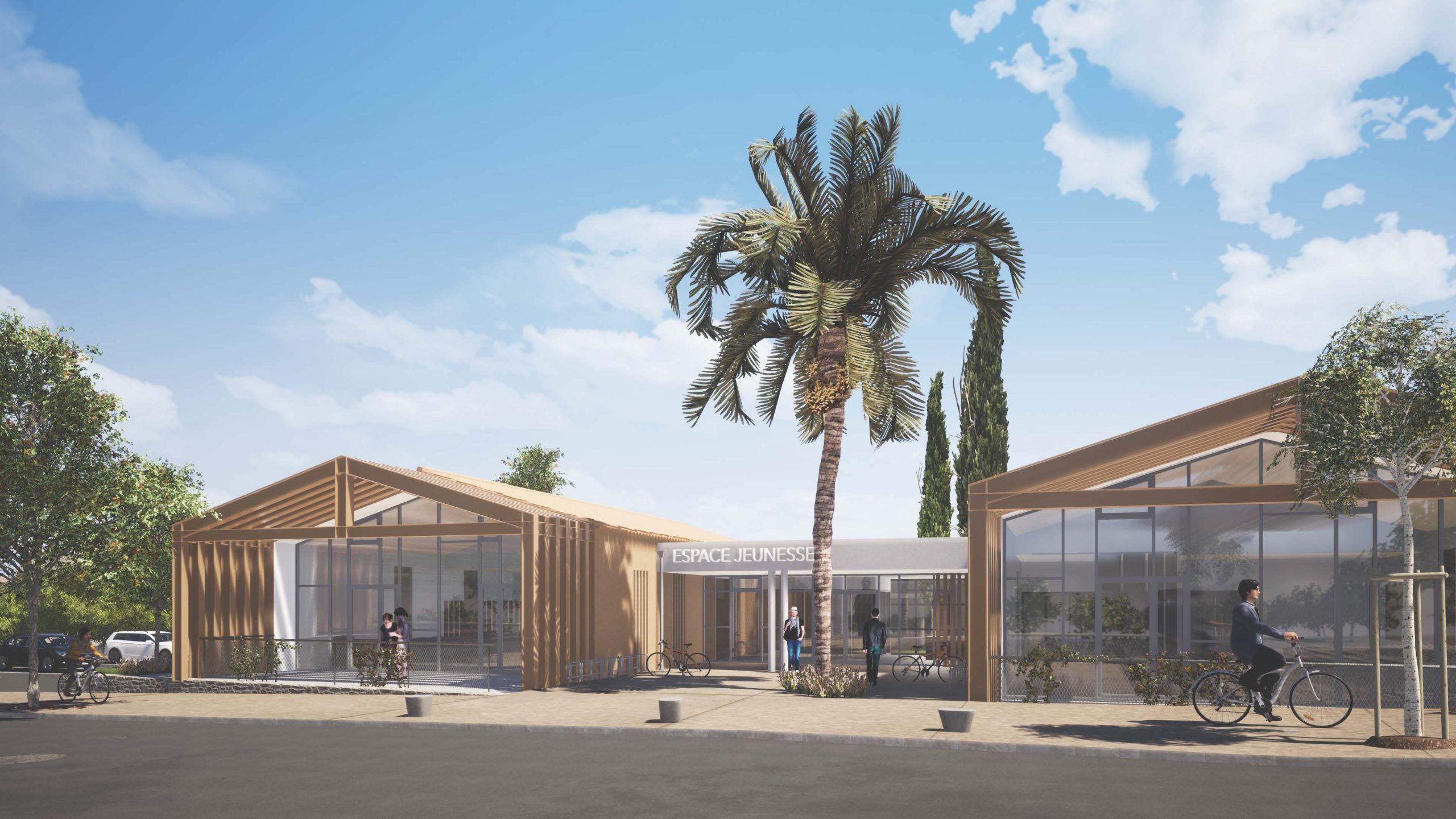 ESPACE JEUNESSE DE SAINT CYR SUR MER Marie Parente Architecte DPLG