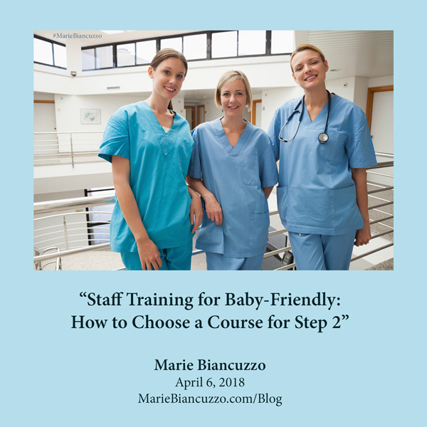 Staff Training for BabyFriendly How to Choose a Course for Step 2
