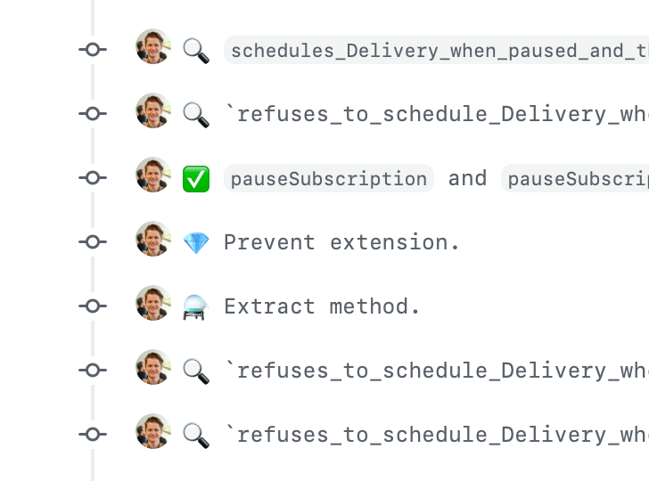 Commit early, commit often, even when the tests are failing Marijn