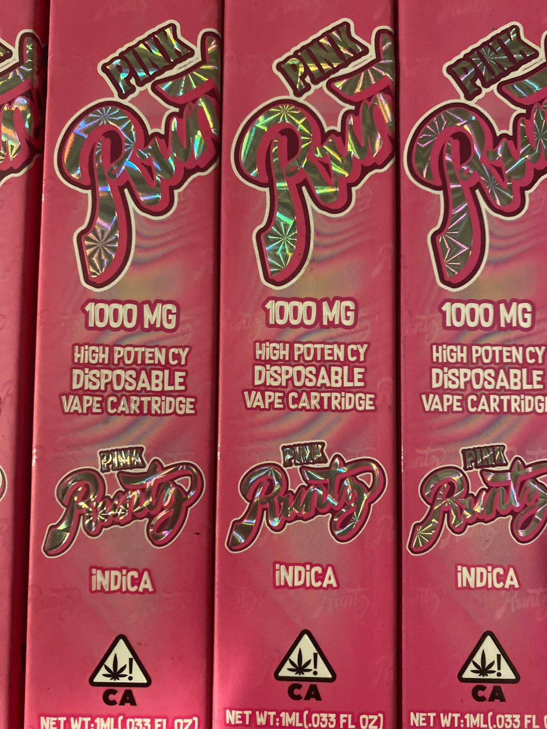 RUNTZ CARTRIDE PINK RUNTZ CARTS RUNTZ CARTS