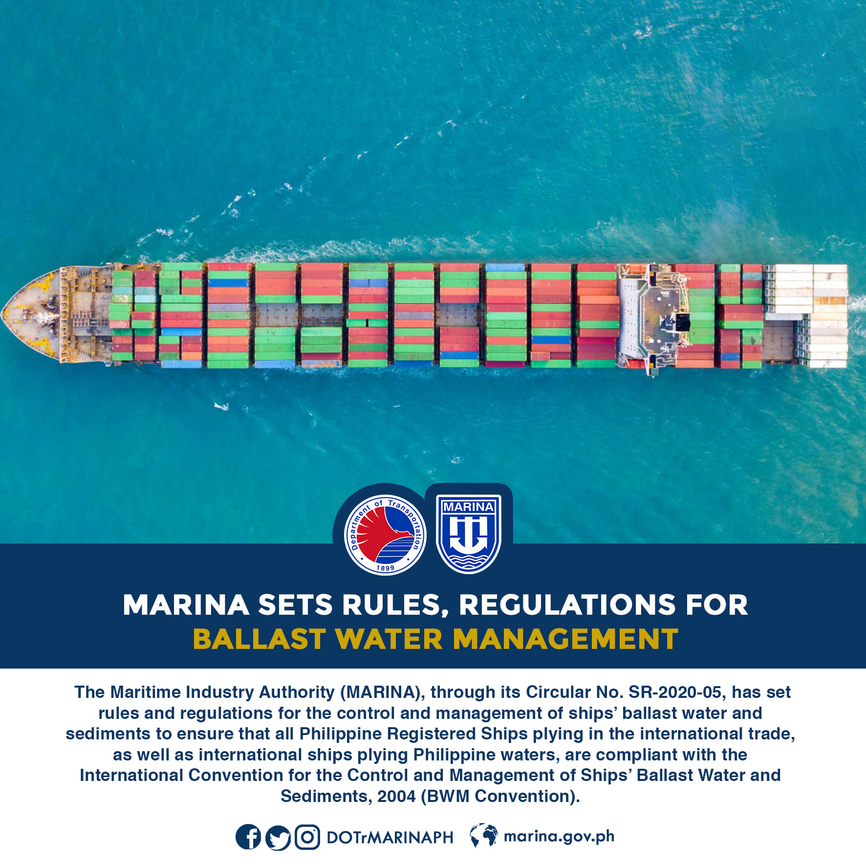 MARINA sets rules, regulations for ballast water management MARITIME