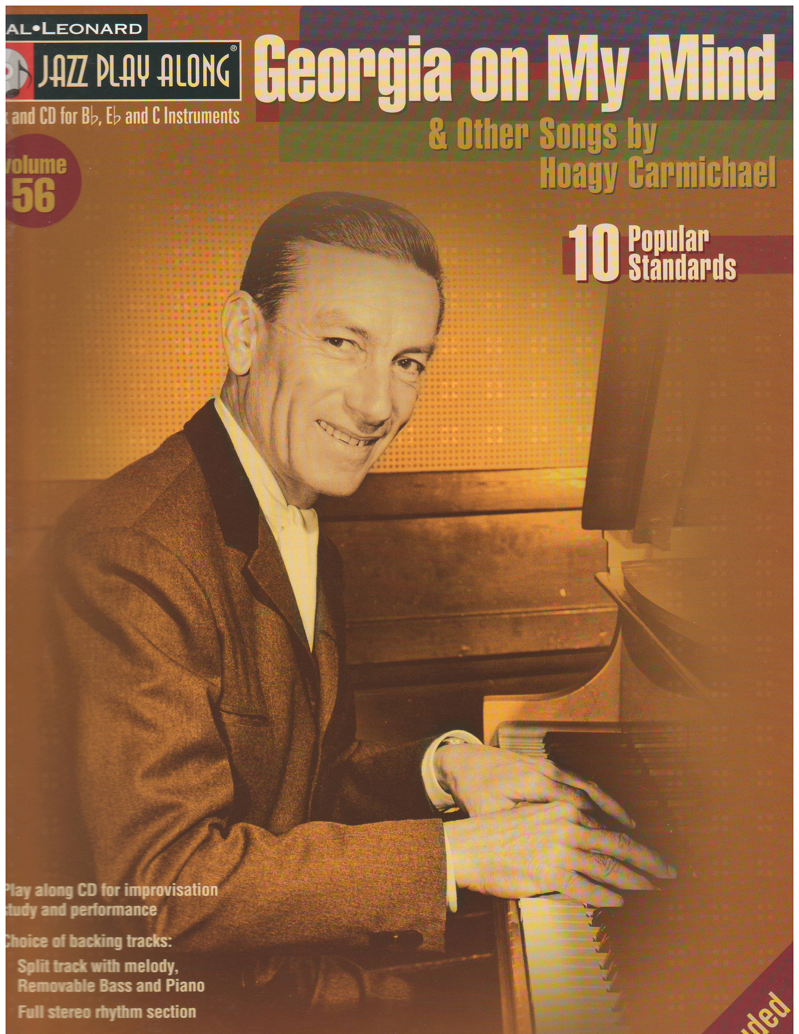 HAL LEONARD JAZZ PLAY ALONG VOL 56 on My Mind and Other Songs