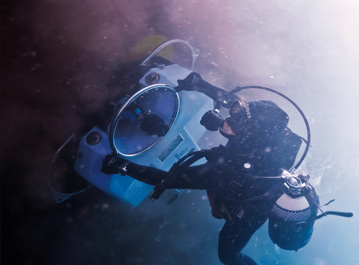 Hull Cleaning Brush Kart Station Marine Eagle underwater Services