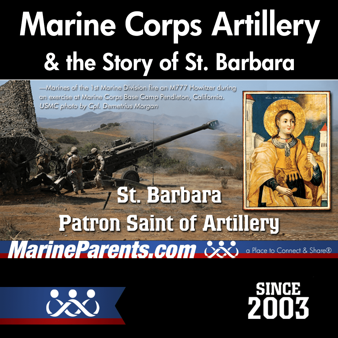 St. Barbara, Patron Saint of Artillery