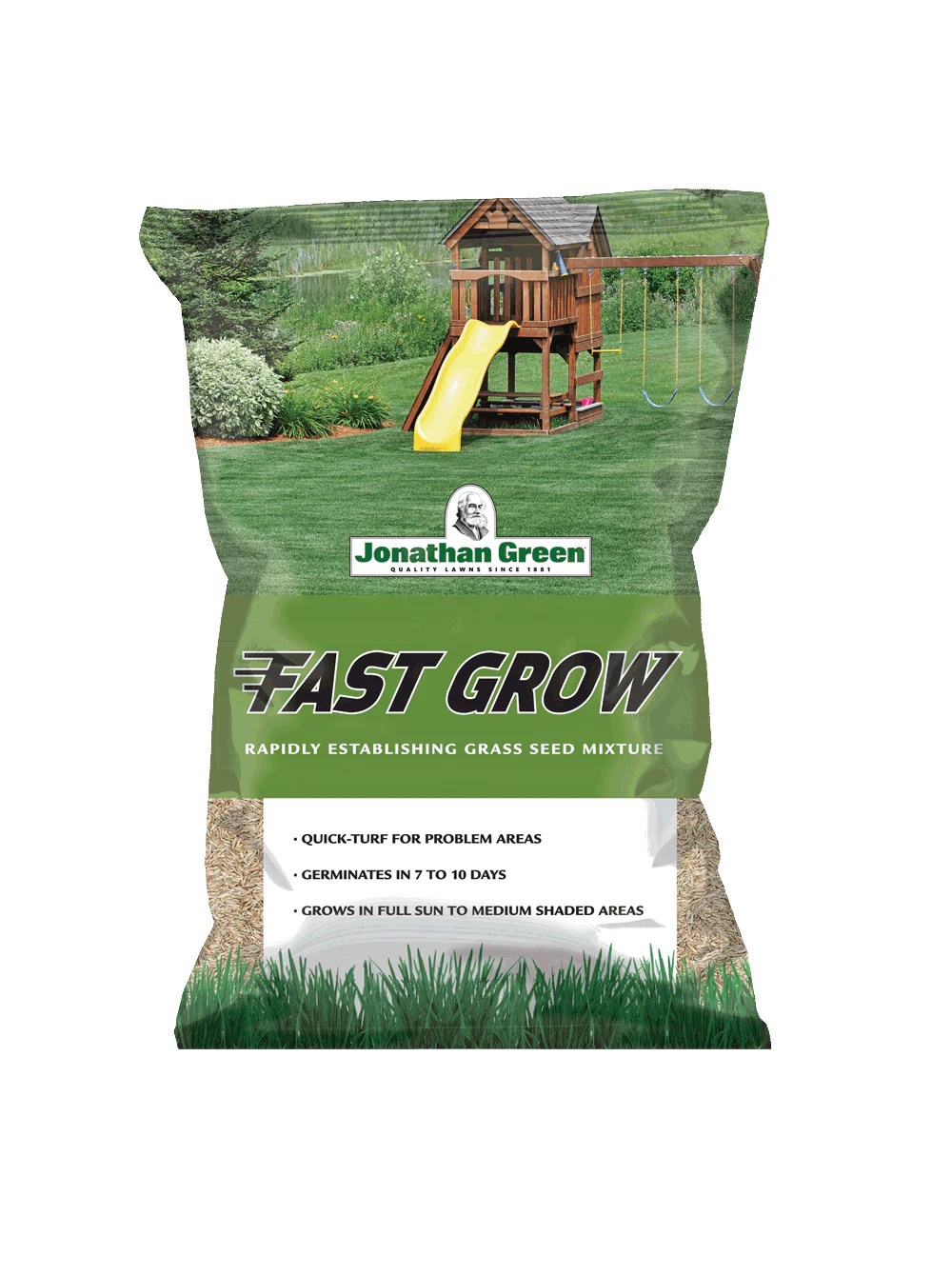 Jonathan Green Fast Grow Grass Seed, 3lb. Marine Park Hardware