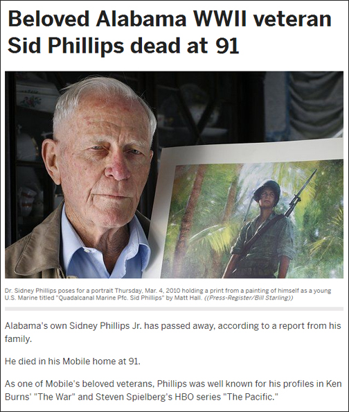 Meet a real veteran from The Pacific!