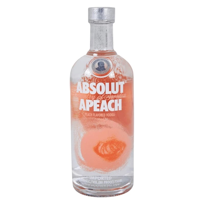 Absolute Peach Vodka (12 x 1l) Seamens Online Store, Durban and Cape Town