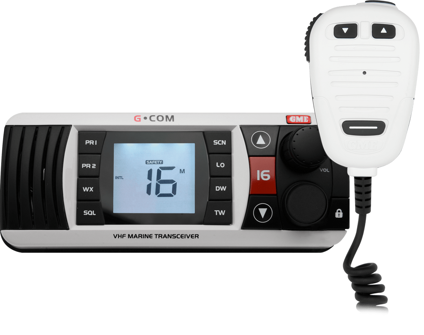 GME GX700 VHF WHITE MARINE RADIO 25W Marine Trade Supplies