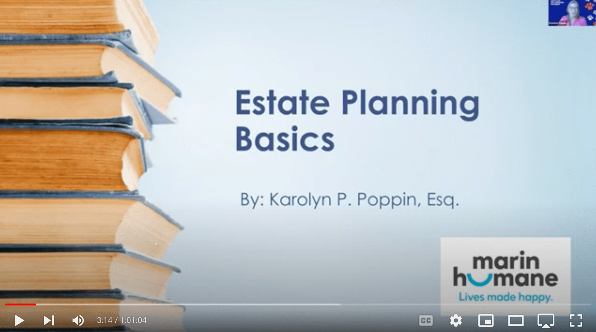Estate Planning Basics Recording (May 2024) Marin Humane