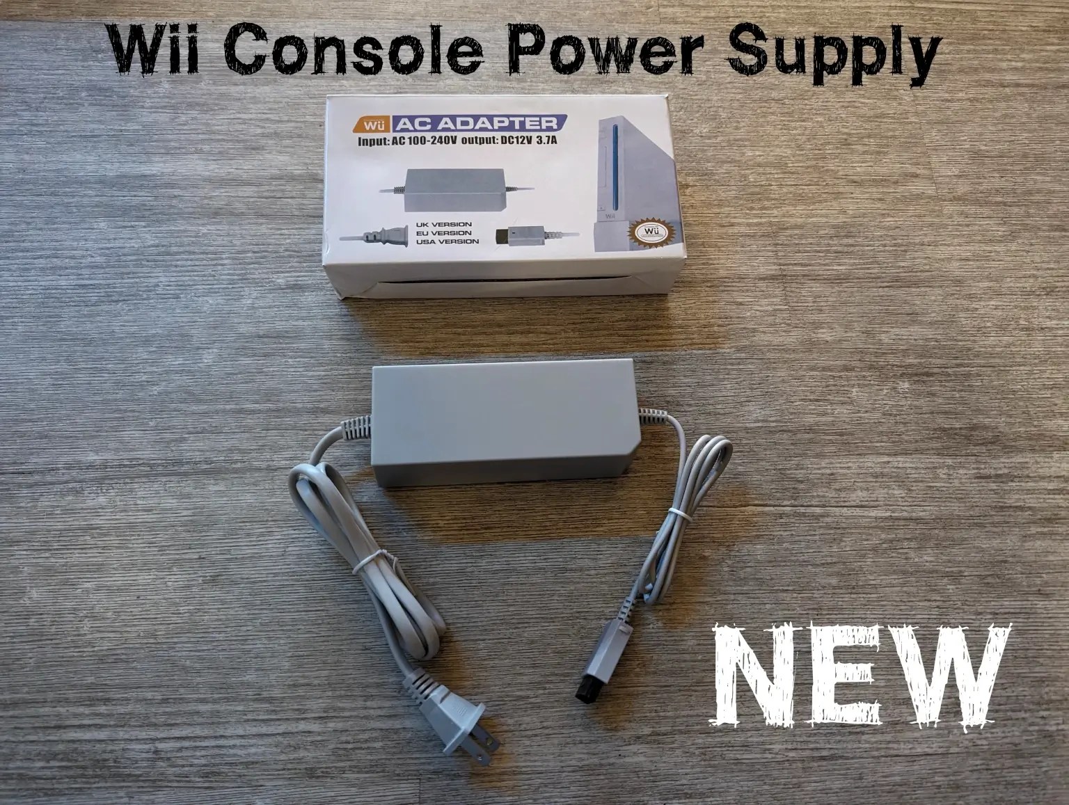 Wii Console Power Supply Mariogasm Free Shipping