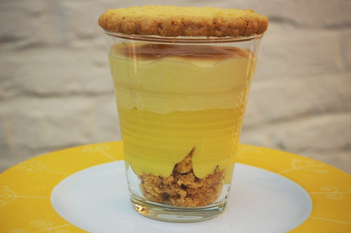 Mousse mascarpone, orange curd et sablés maison Recettes de Cuisine