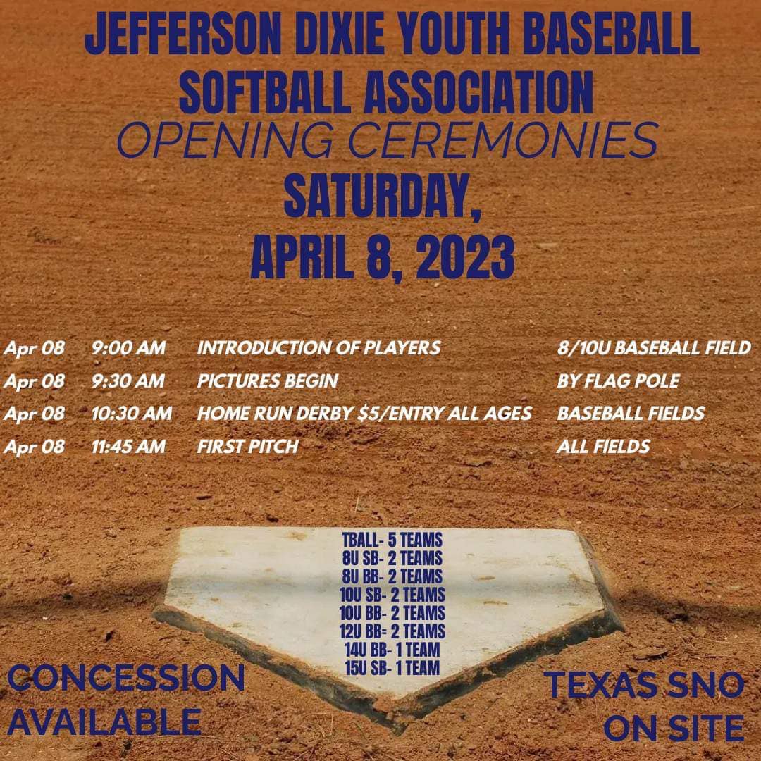 Dixie Youth set for Opening Day Marion County Herald & Jefferson