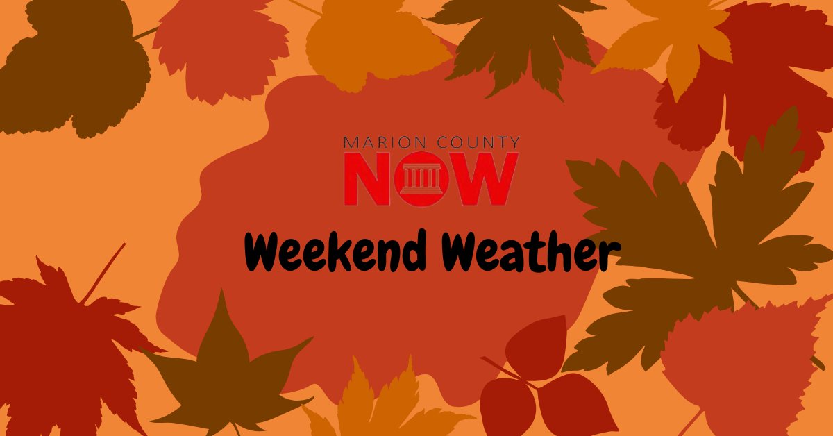 Sunny start, rainy Halloween Your Marion County Work Week Weather