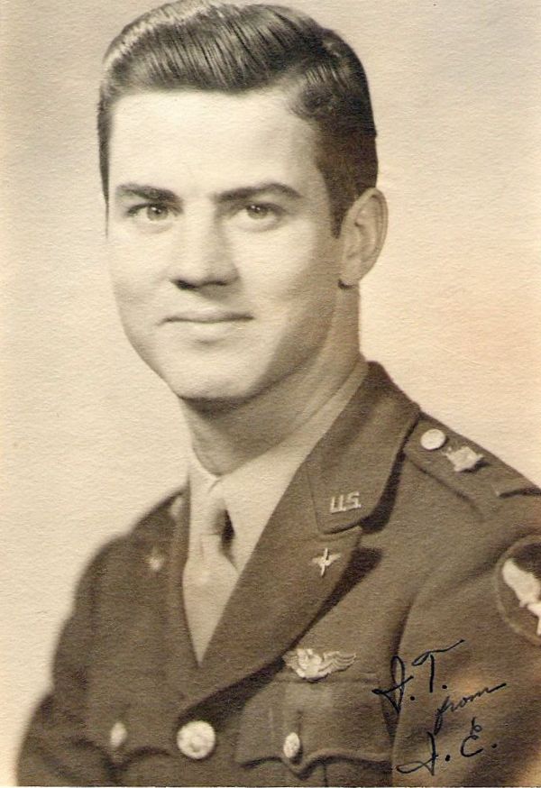 Major Joseph E. Gunder WWII Fighter Pilot KIA, 1945 Honoring Marion