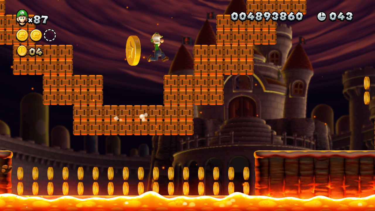 New Super Luigi U Star Coin Guide Peach's Castle Mario Party Legacy