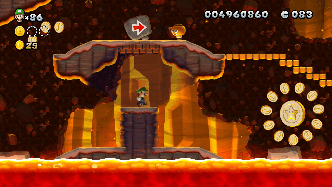 New Super Luigi U Star Coin Guide Peach's Castle Mario Party Legacy