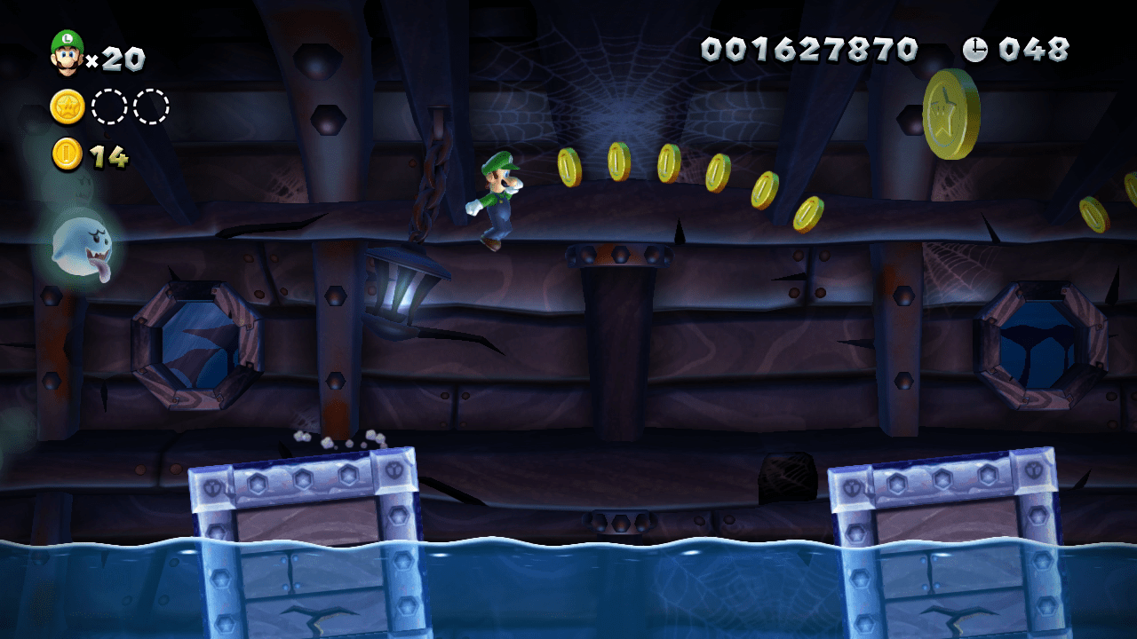 New Super Luigi U Star Coin Guide Sparkling Waters Mario Party Legacy