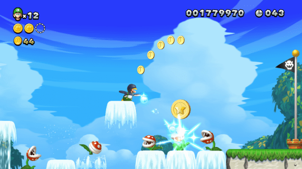 New Super Luigi U Star Coin Guide Sparkling Waters Mario Party Legacy