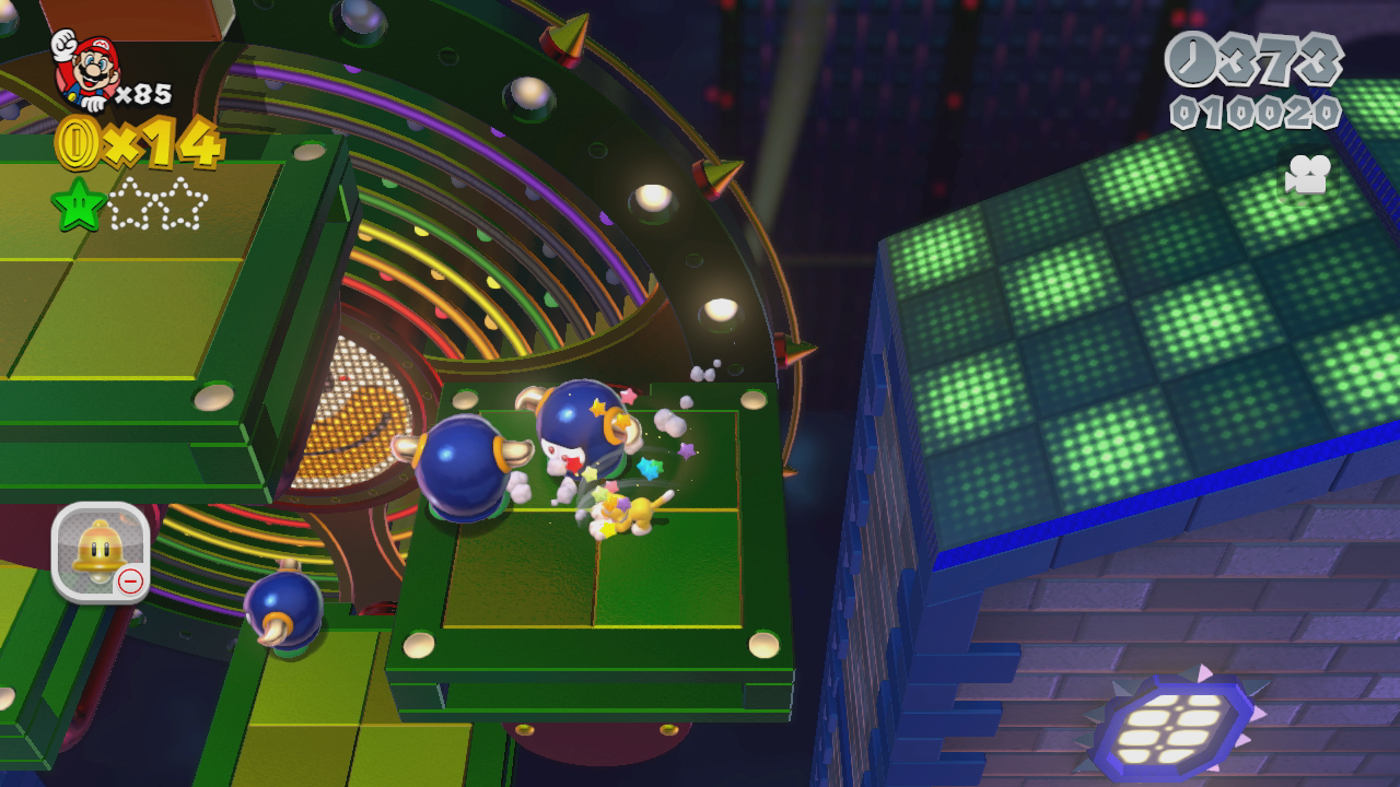 World BowserCastle The Great Tower of Bowser Land 3D World Stars