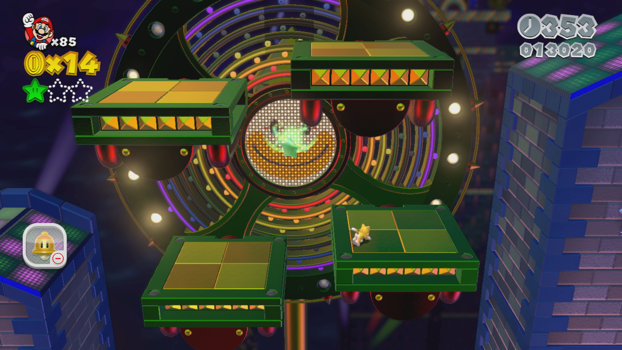 World BowserCastle The Great Tower of Bowser Land 3D World Stars